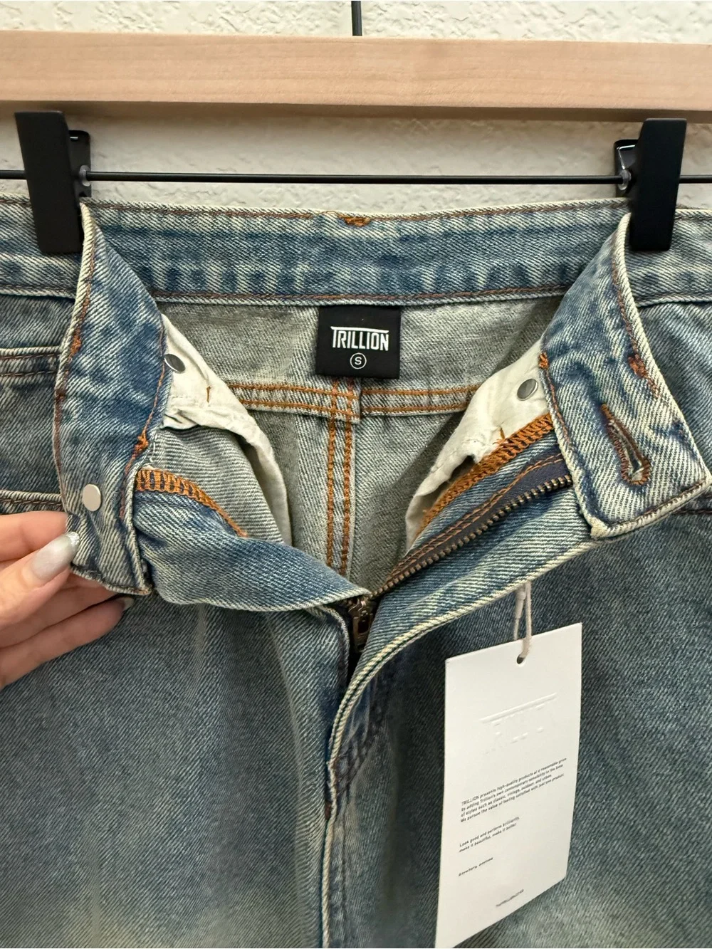 Men's Washed Baggy Jeans